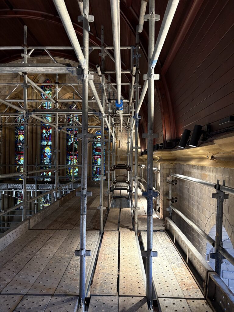 Cathedral Church Newcastle - Cathedral Church Newcastle scaffolding