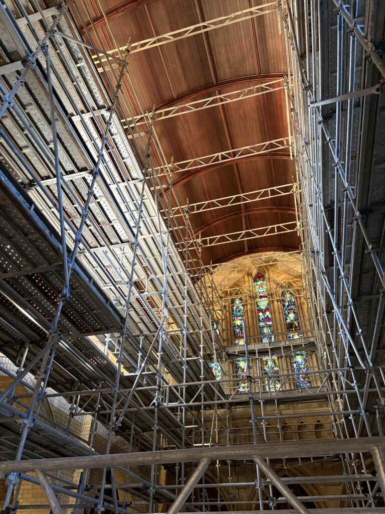 Cathedral Church Newcastle - Cathedral Church Newcastle scaffolding