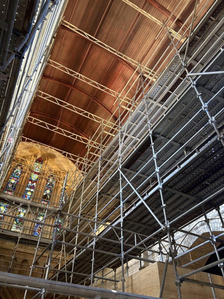 Cathedral Church Newcastle - Cathedral Church Newcastle scaffolding